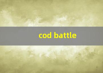 cod battle